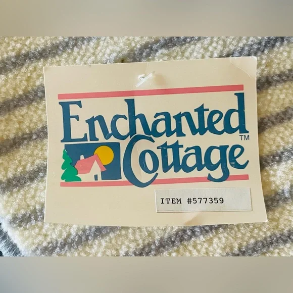 VTG NWT Enchanted Cottage Cat Bathroom Set 4-Piece Glenoit Kitten Rug & Towels - Picture 6 of 10